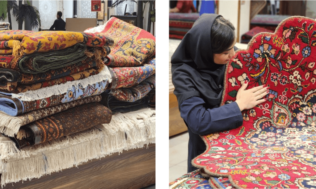 بررسی جنس فرش دستباف