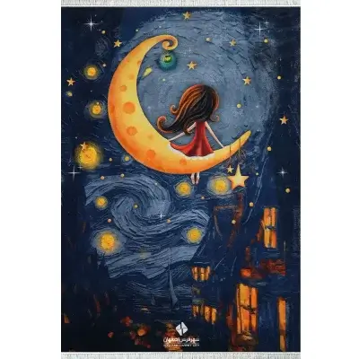 فرش-ماشینی-کودک-طرح-دختر-ماه-کد-25KM0050-سرمه-ای-700-شانه-copy