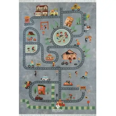 فرش-ماشینی-کودک-طرح-شهروندان-کوچولو-کد-101270-طوسی-700-شانه