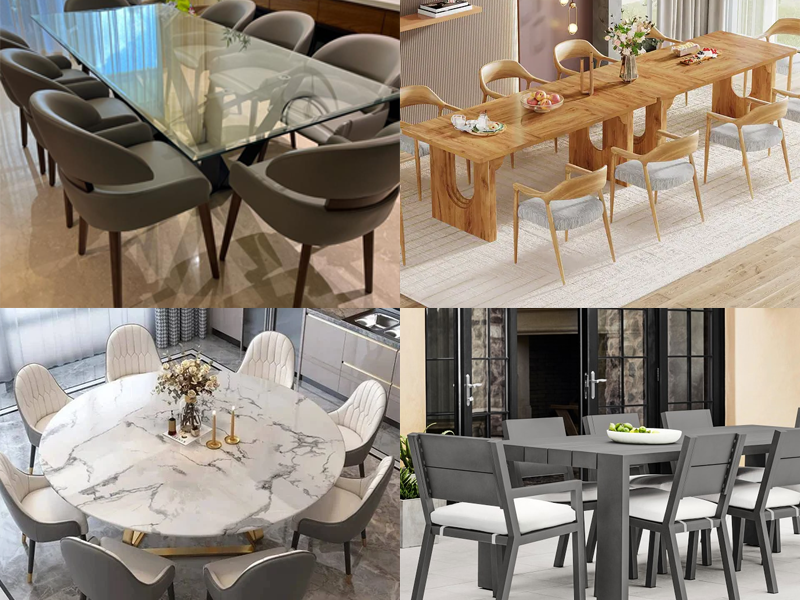 انوع میز ناهارخوری